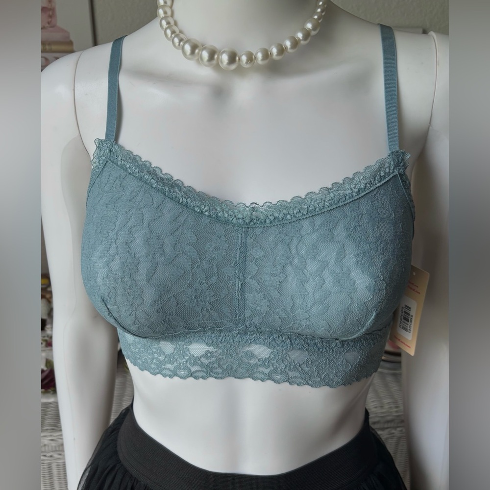 ThirdLove Pullover lace bralette in Soft Powder Blue color Size XS NWT